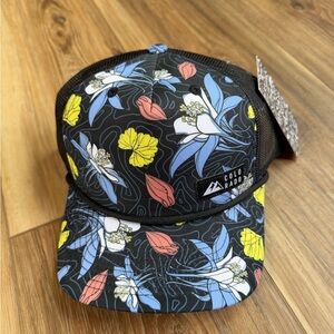 Colorado Floral Cap - Black and Multicolor